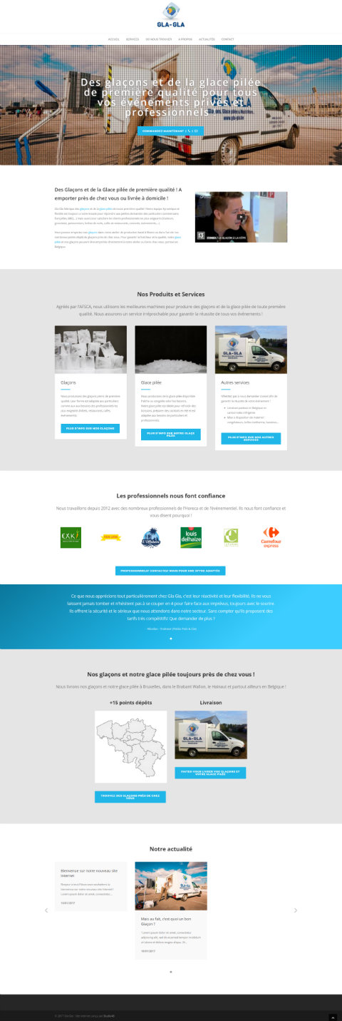 Site internet nouveau design